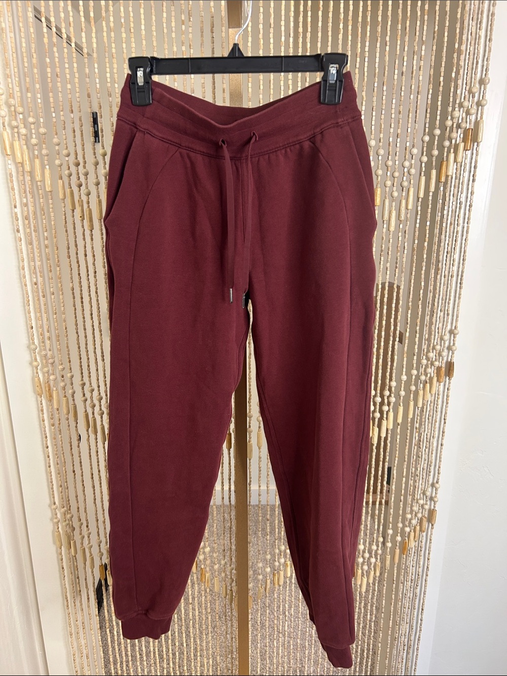 lululemon athletica Maroon Drawstring Joggers